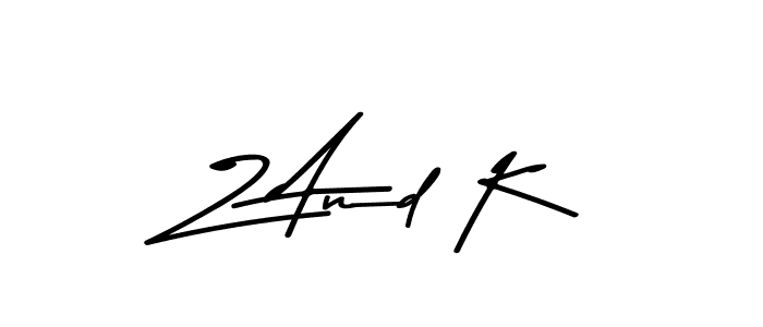 Similarly Asem Kandis PERSONAL USE is the best handwritten signature design. Signature creator online .You can use it as an online autograph creator for name Z And K. Z And K signature style 9 images and pictures png