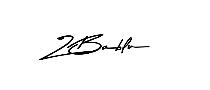 Similarly Asem Kandis PERSONAL USE is the best handwritten signature design. Signature creator online .You can use it as an online autograph creator for name Z Bablu. Z Bablu signature style 9 images and pictures png