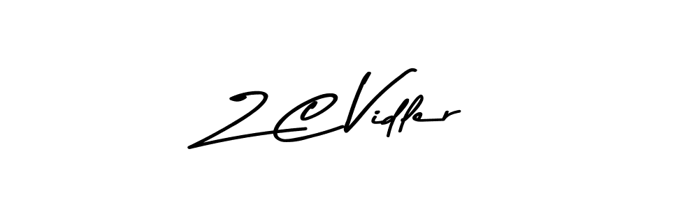 Asem Kandis PERSONAL USE is a professional signature style that is perfect for those who want to add a touch of class to their signature. It is also a great choice for those who want to make their signature more unique. Get Z C Vidler name to fancy signature for free. Z C Vidler signature style 9 images and pictures png