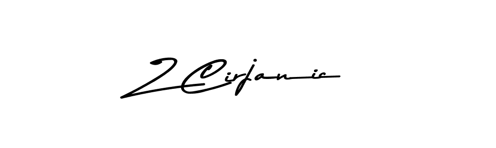 if you are searching for the best signature style for your name Z Cirjanic. so please give up your signature search. here we have designed multiple signature styles  using Asem Kandis PERSONAL USE. Z Cirjanic signature style 9 images and pictures png