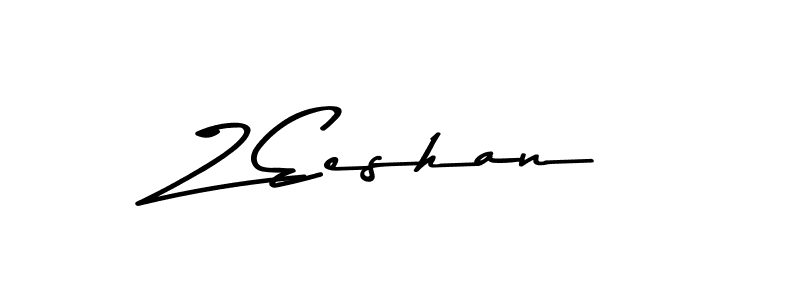 Use a signature maker to create a handwritten signature online. With this signature software, you can design (Asem Kandis PERSONAL USE) your own signature for name Z Eeshan. Z Eeshan signature style 9 images and pictures png