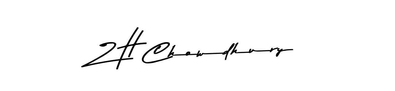 Similarly Asem Kandis PERSONAL USE is the best handwritten signature design. Signature creator online .You can use it as an online autograph creator for name Z H Chowdhury. Z H Chowdhury signature style 9 images and pictures png