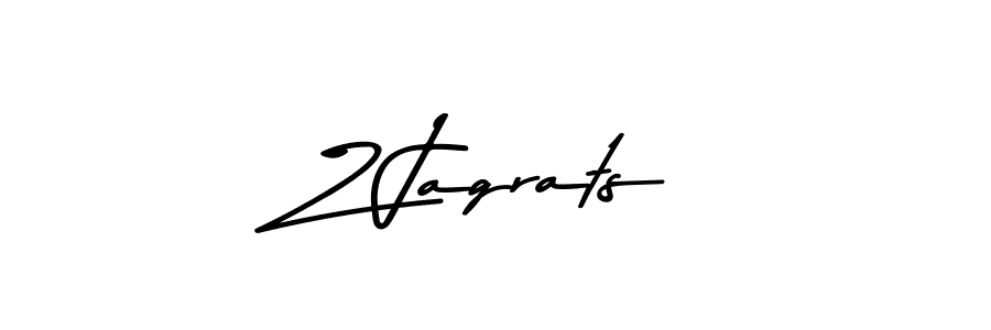 Use a signature maker to create a handwritten signature online. With this signature software, you can design (Asem Kandis PERSONAL USE) your own signature for name Z Jagrats. Z Jagrats signature style 9 images and pictures png