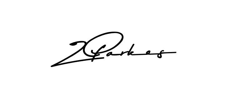 Create a beautiful signature design for name Z Parkes. With this signature (Asem Kandis PERSONAL USE) fonts, you can make a handwritten signature for free. Z Parkes signature style 9 images and pictures png