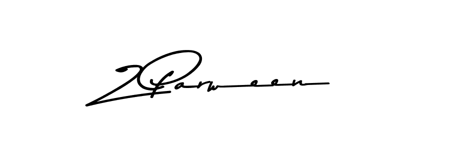Make a beautiful signature design for name Z Parween. Use this online signature maker to create a handwritten signature for free. Z Parween signature style 9 images and pictures png