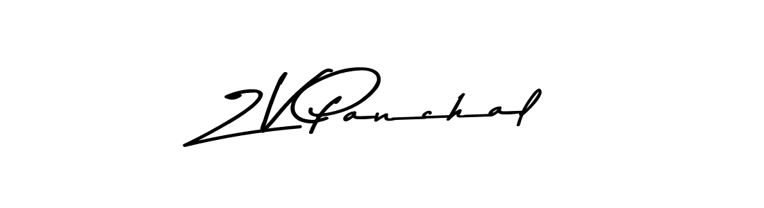 How to make Z V Panchal signature? Asem Kandis PERSONAL USE is a professional autograph style. Create handwritten signature for Z V Panchal name. Z V Panchal signature style 9 images and pictures png