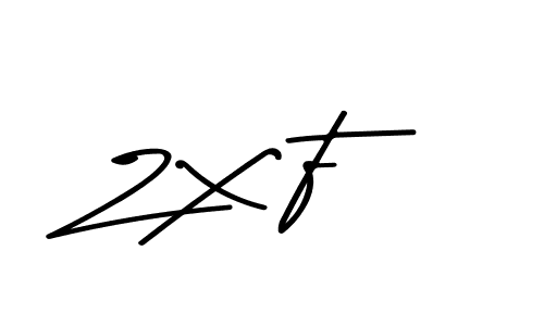 How to make Z X F signature? Asem Kandis PERSONAL USE is a professional autograph style. Create handwritten signature for Z X F name. Z X F signature style 9 images and pictures png