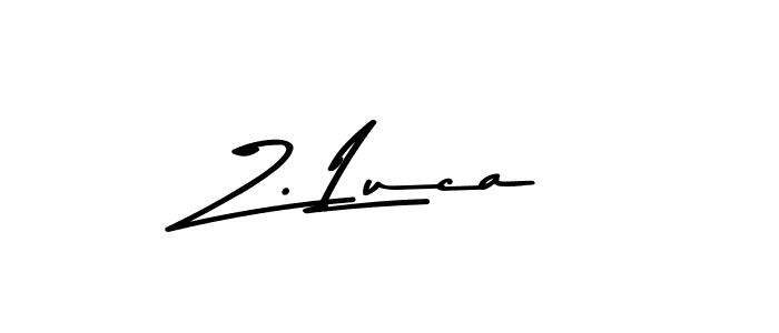Also You can easily find your signature by using the search form. We will create Z. Luca name handwritten signature images for you free of cost using Asem Kandis PERSONAL USE sign style. Z. Luca signature style 9 images and pictures png