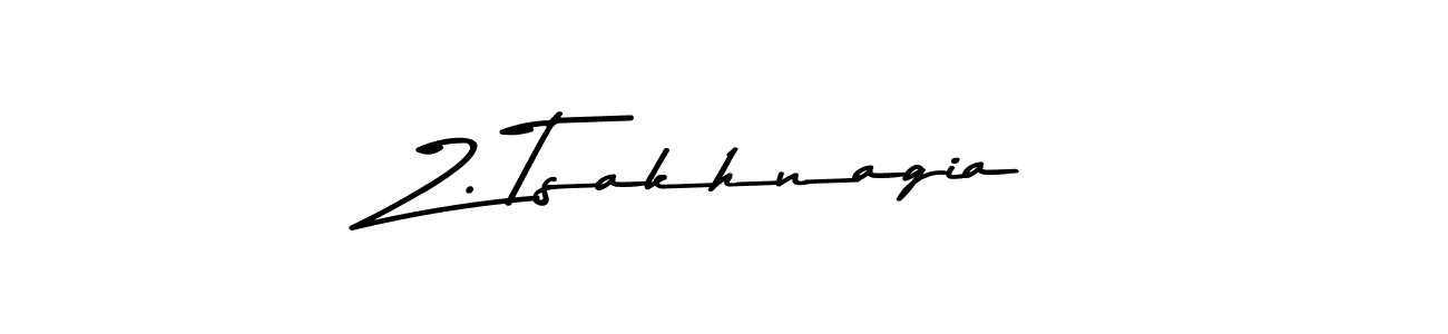 Also we have Z. Tsakhnagia name is the best signature style. Create professional handwritten signature collection using Asem Kandis PERSONAL USE autograph style. Z. Tsakhnagia signature style 9 images and pictures png