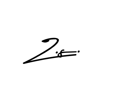 Also we have Z.s. name is the best signature style. Create professional handwritten signature collection using Asem Kandis PERSONAL USE autograph style. Z.s. signature style 9 images and pictures png