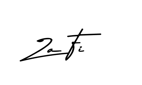 How to make Za Fi name signature. Use Asem Kandis PERSONAL USE style for creating short signs online. This is the latest handwritten sign. Za Fi signature style 9 images and pictures png