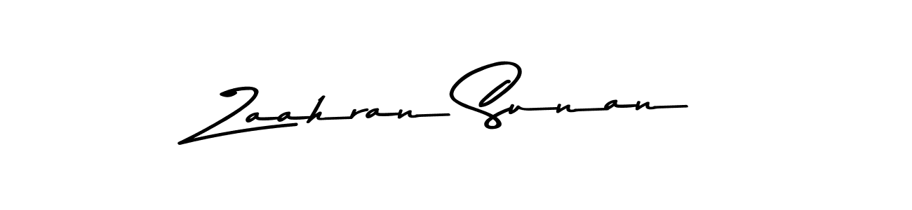 The best way (Asem Kandis PERSONAL USE) to make a short signature is to pick only two or three words in your name. The name Zaahran Sunan include a total of six letters. For converting this name. Zaahran Sunan signature style 9 images and pictures png