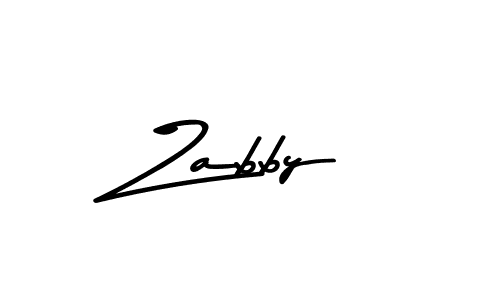 How to Draw Zabby signature style? Asem Kandis PERSONAL USE is a latest design signature styles for name Zabby. Zabby signature style 9 images and pictures png