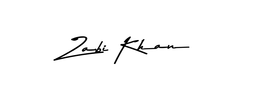 Zabi Khan stylish signature style. Best Handwritten Sign (Asem Kandis PERSONAL USE) for my name. Handwritten Signature Collection Ideas for my name Zabi Khan. Zabi Khan signature style 9 images and pictures png