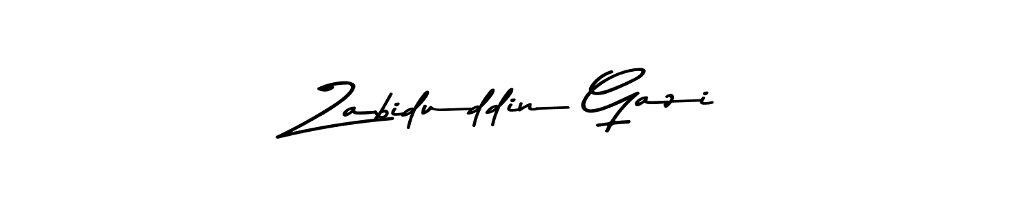Asem Kandis PERSONAL USE is a professional signature style that is perfect for those who want to add a touch of class to their signature. It is also a great choice for those who want to make their signature more unique. Get Zabiduddin Gazi name to fancy signature for free. Zabiduddin Gazi signature style 9 images and pictures png