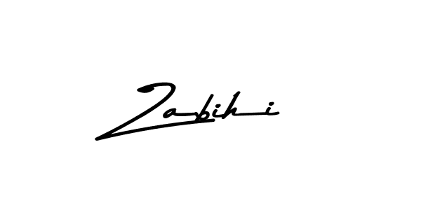 Similarly Asem Kandis PERSONAL USE is the best handwritten signature design. Signature creator online .You can use it as an online autograph creator for name Zabihi. Zabihi signature style 9 images and pictures png