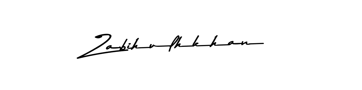 Use a signature maker to create a handwritten signature online. With this signature software, you can design (Asem Kandis PERSONAL USE) your own signature for name Zabihulhkhan. Zabihulhkhan signature style 9 images and pictures png