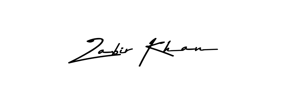 Design your own signature with our free online signature maker. With this signature software, you can create a handwritten (Asem Kandis PERSONAL USE) signature for name Zabir Khan. Zabir Khan signature style 9 images and pictures png