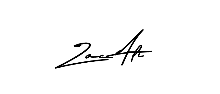 Also we have Zac Ali name is the best signature style. Create professional handwritten signature collection using Asem Kandis PERSONAL USE autograph style. Zac Ali signature style 9 images and pictures png