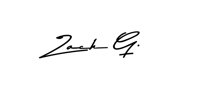 Similarly Asem Kandis PERSONAL USE is the best handwritten signature design. Signature creator online .You can use it as an online autograph creator for name Zach G.. Zach G. signature style 9 images and pictures png