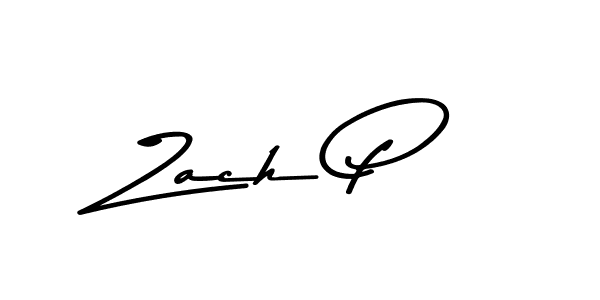 Use a signature maker to create a handwritten signature online. With this signature software, you can design (Asem Kandis PERSONAL USE) your own signature for name Zach P. Zach P signature style 9 images and pictures png
