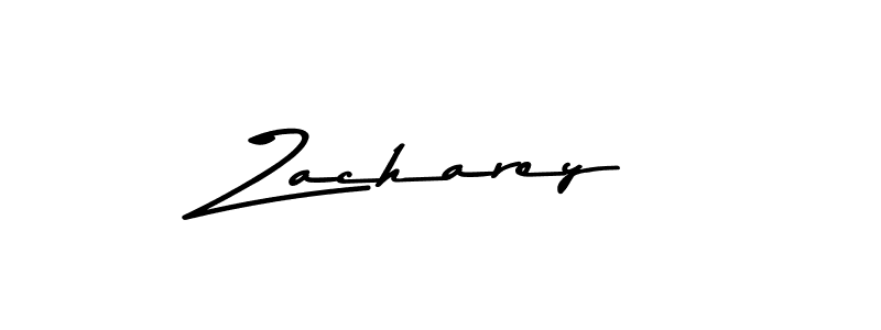 Make a beautiful signature design for name Zacharey. With this signature (Asem Kandis PERSONAL USE) style, you can create a handwritten signature for free. Zacharey signature style 9 images and pictures png