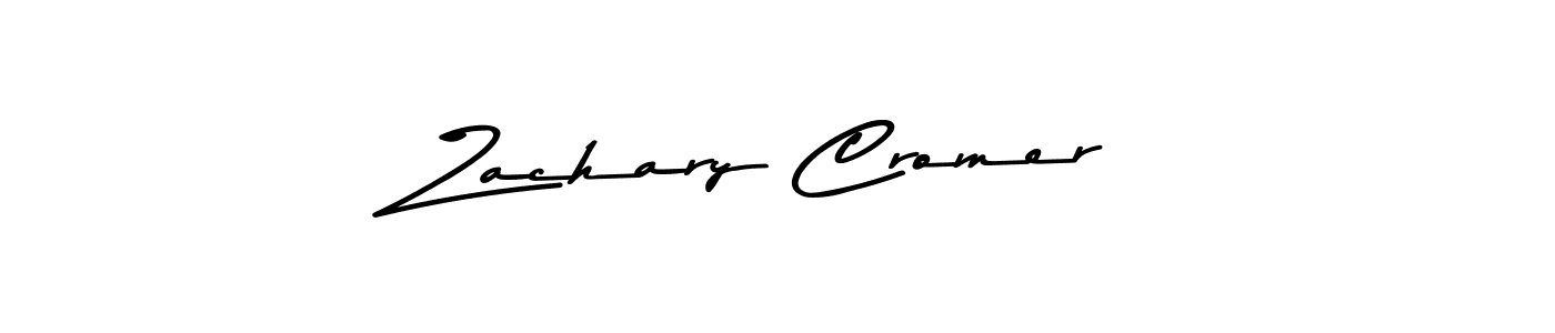 How to make Zachary Cromer name signature. Use Asem Kandis PERSONAL USE style for creating short signs online. This is the latest handwritten sign. Zachary Cromer signature style 9 images and pictures png