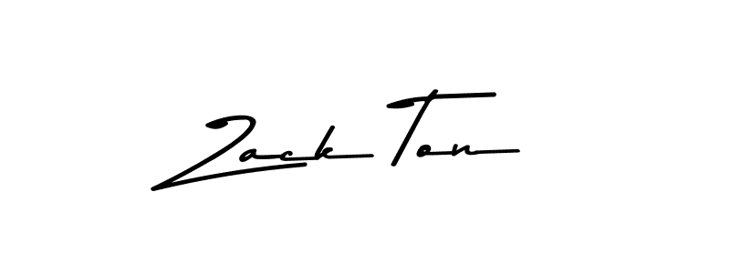 Also You can easily find your signature by using the search form. We will create Zack Ton name handwritten signature images for you free of cost using Asem Kandis PERSONAL USE sign style. Zack Ton signature style 9 images and pictures png