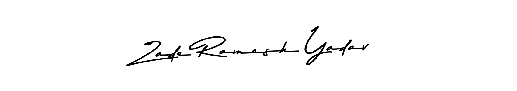 Here are the top 10 professional signature styles for the name Zade Ramesh Yadav. These are the best autograph styles you can use for your name. Zade Ramesh Yadav signature style 9 images and pictures png