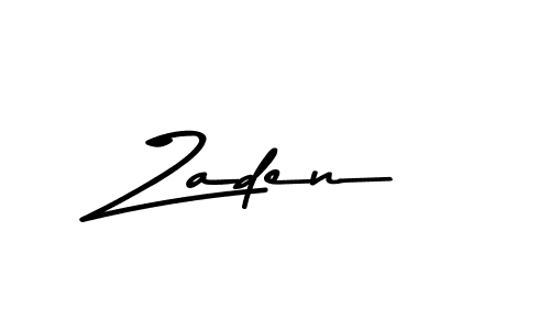 Also we have Zaden name is the best signature style. Create professional handwritten signature collection using Asem Kandis PERSONAL USE autograph style. Zaden signature style 9 images and pictures png