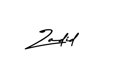 Create a beautiful signature design for name Zadid. With this signature (Asem Kandis PERSONAL USE) fonts, you can make a handwritten signature for free. Zadid signature style 9 images and pictures png