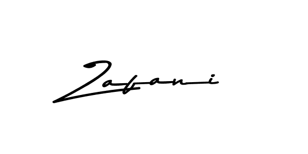 Make a beautiful signature design for name Zafani. With this signature (Asem Kandis PERSONAL USE) style, you can create a handwritten signature for free. Zafani signature style 9 images and pictures png