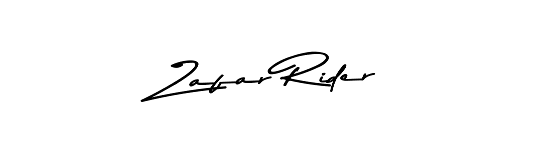 Use a signature maker to create a handwritten signature online. With this signature software, you can design (Asem Kandis PERSONAL USE) your own signature for name Zafar Rider. Zafar Rider signature style 9 images and pictures png