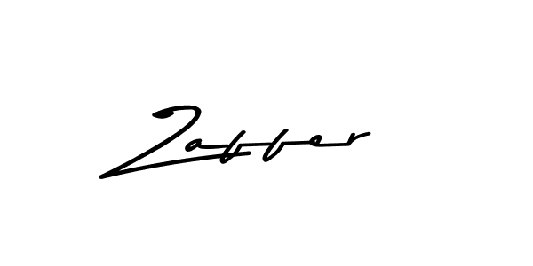 Make a beautiful signature design for name Zaffer. With this signature (Asem Kandis PERSONAL USE) style, you can create a handwritten signature for free. Zaffer signature style 9 images and pictures png