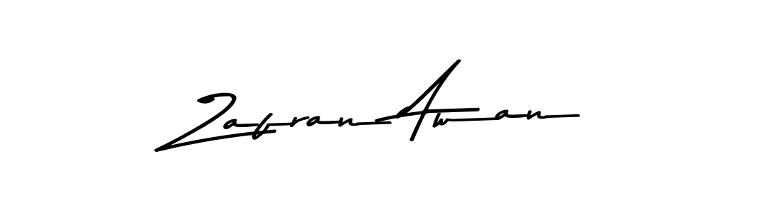 How to Draw Zafran Awan signature style? Asem Kandis PERSONAL USE is a latest design signature styles for name Zafran Awan. Zafran Awan signature style 9 images and pictures png