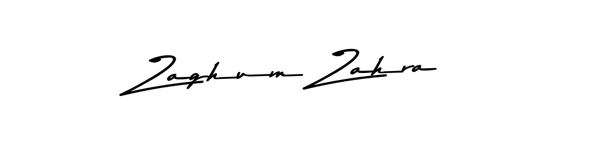 Create a beautiful signature design for name Zaghum Zahra. With this signature (Asem Kandis PERSONAL USE) fonts, you can make a handwritten signature for free. Zaghum Zahra signature style 9 images and pictures png