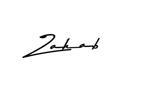 How to Draw Zahab signature style? Asem Kandis PERSONAL USE is a latest design signature styles for name Zahab. Zahab signature style 9 images and pictures png