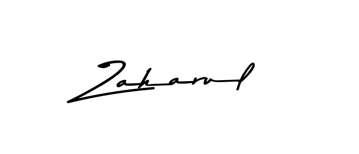 Create a beautiful signature design for name Zaharul. With this signature (Asem Kandis PERSONAL USE) fonts, you can make a handwritten signature for free. Zaharul signature style 9 images and pictures png