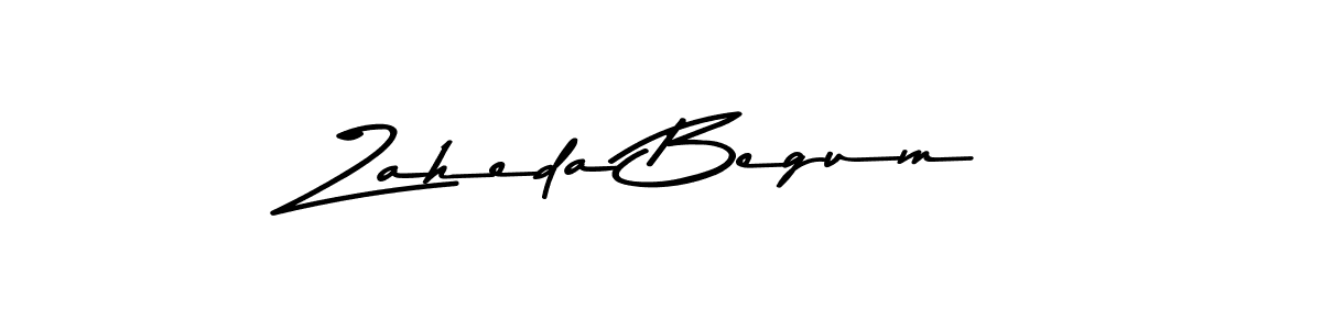 Zaheda Begum stylish signature style. Best Handwritten Sign (Asem Kandis PERSONAL USE) for my name. Handwritten Signature Collection Ideas for my name Zaheda Begum. Zaheda Begum signature style 9 images and pictures png