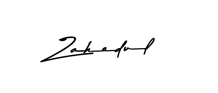 How to make Zahedul signature? Asem Kandis PERSONAL USE is a professional autograph style. Create handwritten signature for Zahedul name. Zahedul signature style 9 images and pictures png