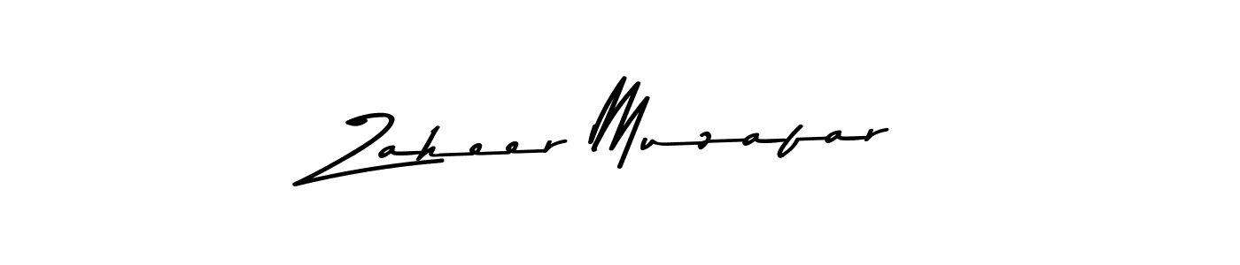 Make a beautiful signature design for name Zaheer Muzafar. Use this online signature maker to create a handwritten signature for free. Zaheer Muzafar signature style 9 images and pictures png