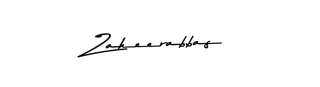 Make a beautiful signature design for name Zaheerabbas. With this signature (Asem Kandis PERSONAL USE) style, you can create a handwritten signature for free. Zaheerabbas signature style 9 images and pictures png