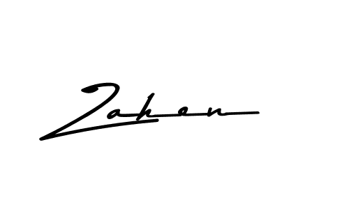 It looks lik you need a new signature style for name Zahen. Design unique handwritten (Asem Kandis PERSONAL USE) signature with our free signature maker in just a few clicks. Zahen signature style 9 images and pictures png