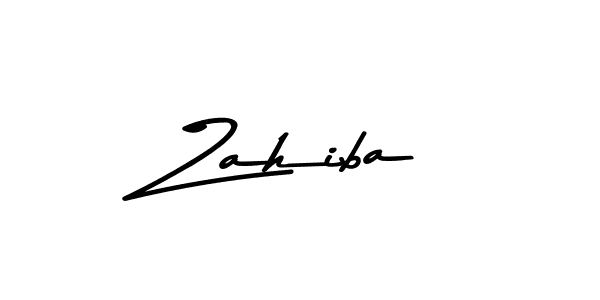 Use a signature maker to create a handwritten signature online. With this signature software, you can design (Asem Kandis PERSONAL USE) your own signature for name Zahiba. Zahiba signature style 9 images and pictures png