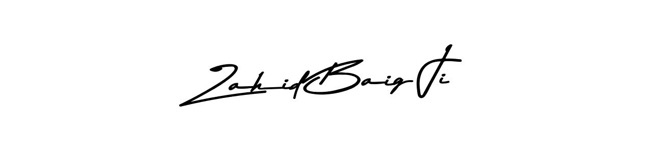 Make a beautiful signature design for name Zahid Baig Ji. Use this online signature maker to create a handwritten signature for free. Zahid Baig Ji signature style 9 images and pictures png