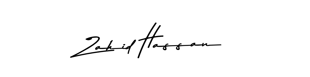 Use a signature maker to create a handwritten signature online. With this signature software, you can design (Asem Kandis PERSONAL USE) your own signature for name Zahid Hassan. Zahid Hassan signature style 9 images and pictures png