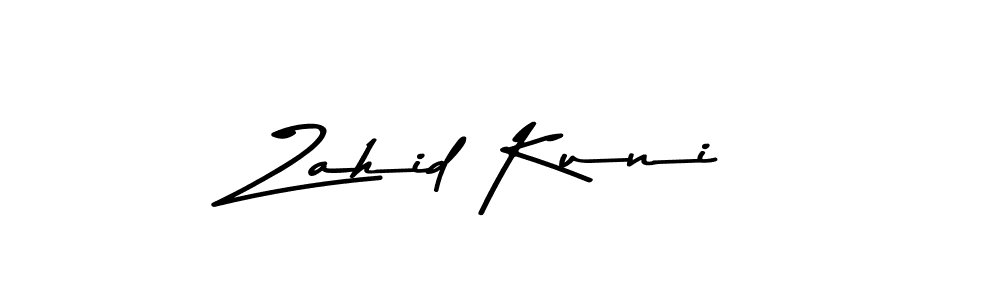 You should practise on your own different ways (Asem Kandis PERSONAL USE) to write your name (Zahid Kuni) in signature. don't let someone else do it for you. Zahid Kuni signature style 9 images and pictures png