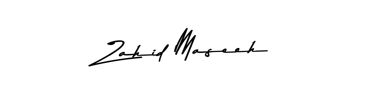 The best way (Asem Kandis PERSONAL USE) to make a short signature is to pick only two or three words in your name. The name Zahid Maseeh include a total of six letters. For converting this name. Zahid Maseeh signature style 9 images and pictures png