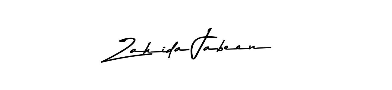 Make a beautiful signature design for name Zahida Jabeen. With this signature (Asem Kandis PERSONAL USE) style, you can create a handwritten signature for free. Zahida Jabeen signature style 9 images and pictures png
