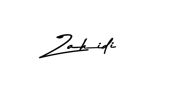 Create a beautiful signature design for name Zahidi. With this signature (Asem Kandis PERSONAL USE) fonts, you can make a handwritten signature for free. Zahidi signature style 9 images and pictures png